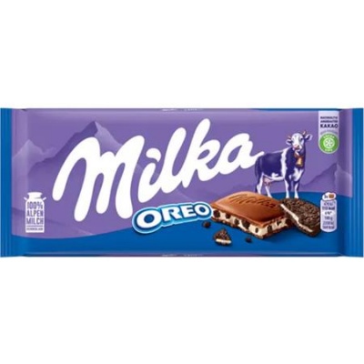 Tejcsokoládé, 100 g, MILKA "Oreo"