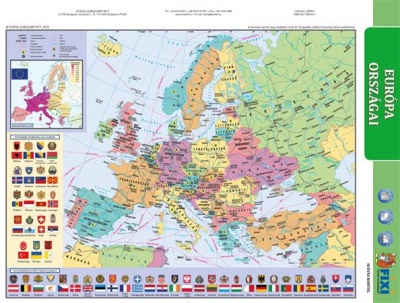 Tanulói munkalap, A4, STIEFEL "Európa közigazgatása / Európa domborzata"