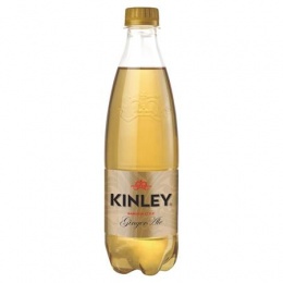 Üdítőital, szénsavas, 0,5 l, KINLEY, gyömbér