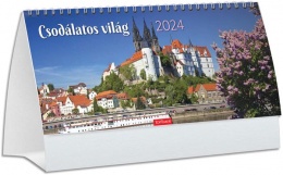 Naptár, asztali, álló, TOPTIMER, "Csodálatos világ"