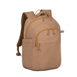 Hátizsák, notebook tartóval (14"), 16L, RIVACASE "5432 Aviva Urban", bézs